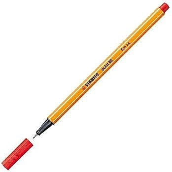 STABILO FINELINER PEN POINT 88/40 RED