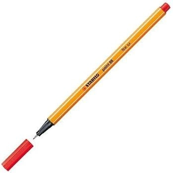 STABILO FINELINER PEN POINT 88/40 RED STABILO FINELINER PEN POINT 88/40 RED