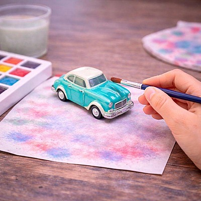 Car Statue - 3 pieces