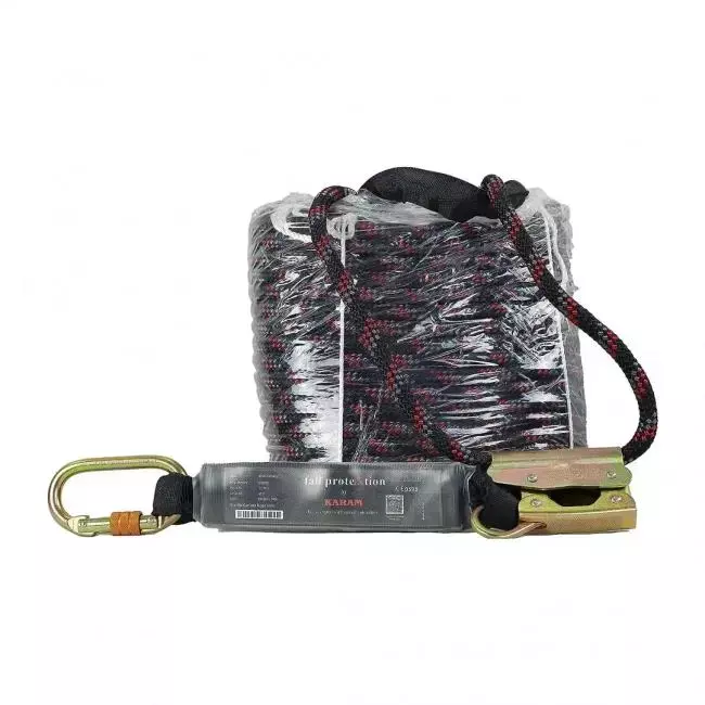 Karam | PN 2003(PN910K)-Rope Grab Fall Arrester Manual with 10 Mtr. | Anchorage Line Attached.