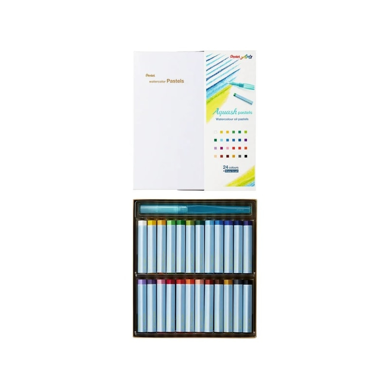 PENTEL AQUASH WATER COL OIL PASTEL - 24 PENTEL AQUASH WATER COL OIL PASTEL - 24