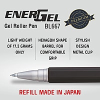 PENTEL BL667ACE ENERGEL BK BODY (BLUE INK) PENTEL BL667ACE ENERGEL BK BODY (BLUE INK)