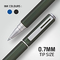 PENTEL BL667DCE ENERGEL GREEN BODY (BLUE INK)