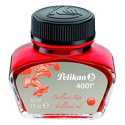 PELIKAN INK POT 4001 - BRILLIANT RED 30ML