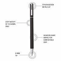 PENTEL BLN665ACE ENERGEL BK BODY BLUE INK PENTEL BLN665ACE ENERGEL BK BODY BLUE INK