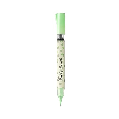 PENTEL BRUSH MILKY PASTELS XGFH-P- GREEN