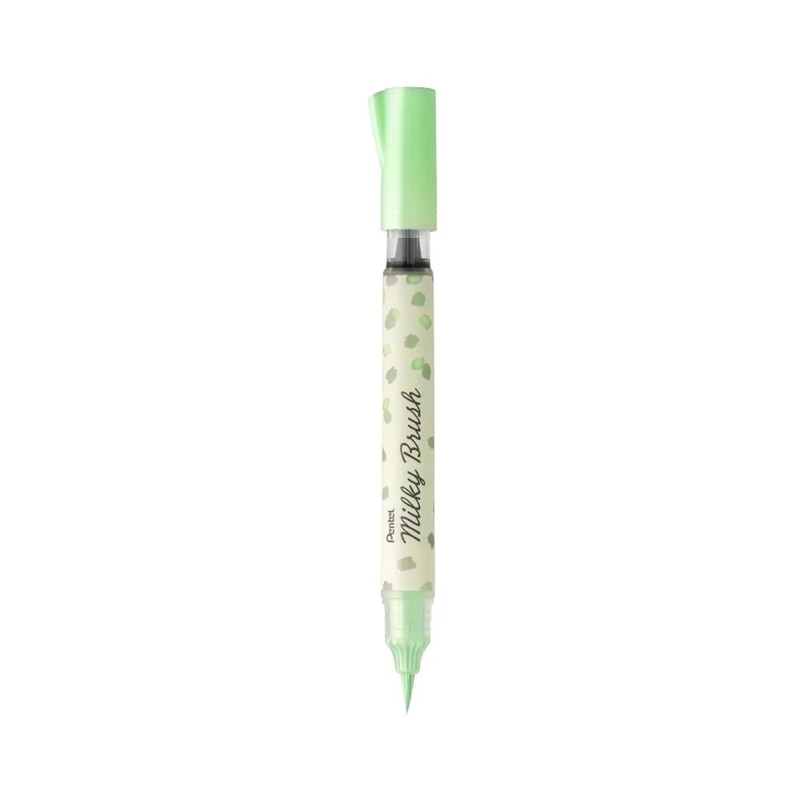 PENTEL BRUSH MILKY PASTELS XGFH-P- GREEN PENTEL BRUSH MILKY PASTELS XGFH-P- GREEN