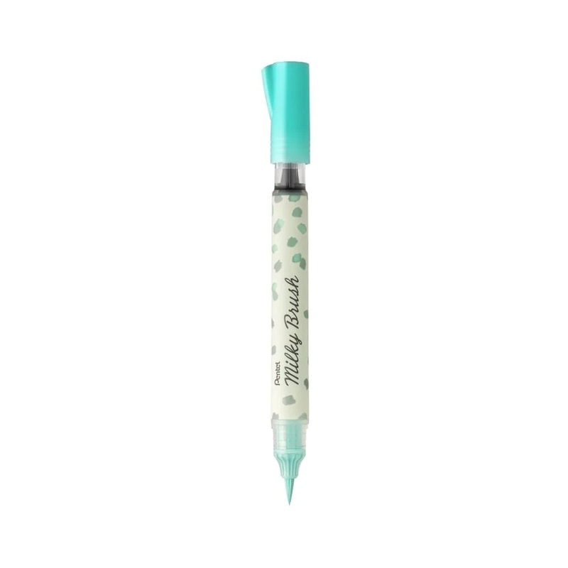 PENTEL BRUSH MILKY PASTELS XGFH-P- MINT GREEN PENTEL BRUSH MILKY PASTELS XGFH-P- MINT GREEN