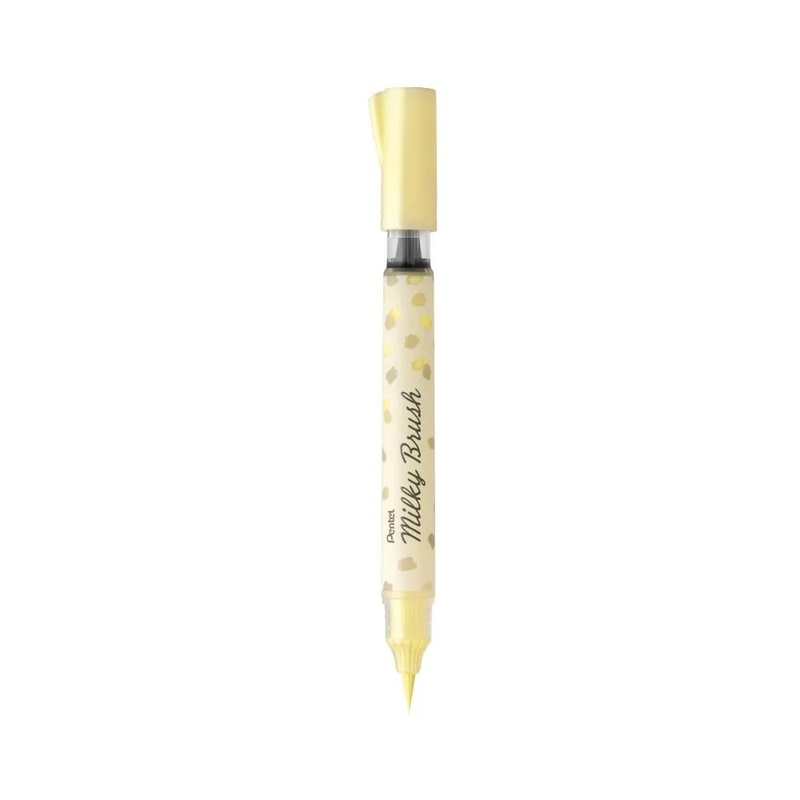 PENTEL BRUSH MILKY PASTELS XGFH-P- PASTEL YELLOW PENTEL BRUSH MILKY PASTELS XGFH-P- PASTEL YELLOW