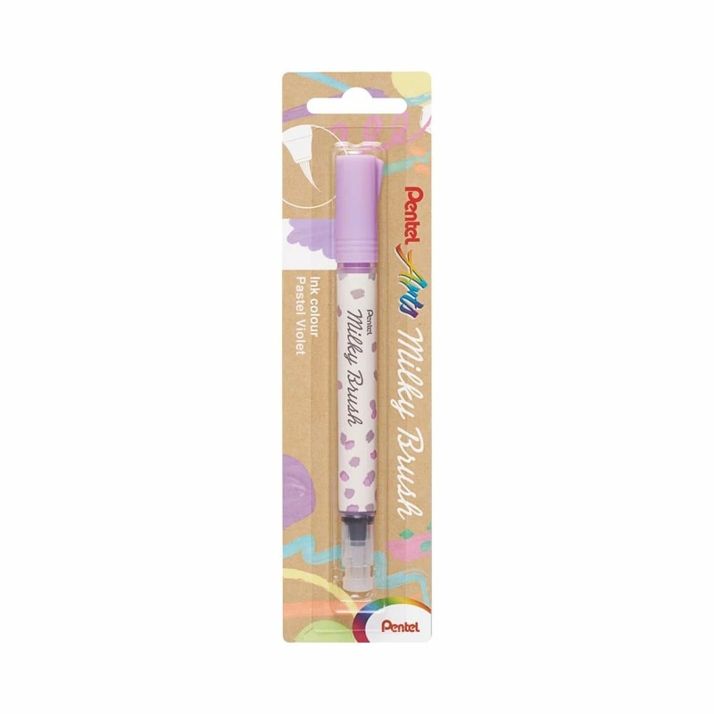 PENTEL BRUSH MILKY PASTELS XGFH-P- VIOLET PENTEL BRUSH MILKY PASTELS XGFH-P- VIOLET