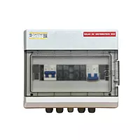 DCDB WaterShield IP65 Weatherproof – 20A MCB,600V SPD & 20A Fuse Holder (5-10kW) (2-In-2-Out)