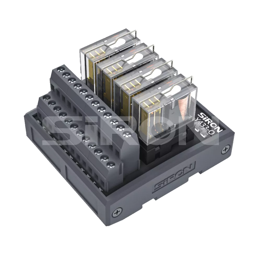 SiRON Y430-O~Y435-O Series Wide Base Type Power Relay Module