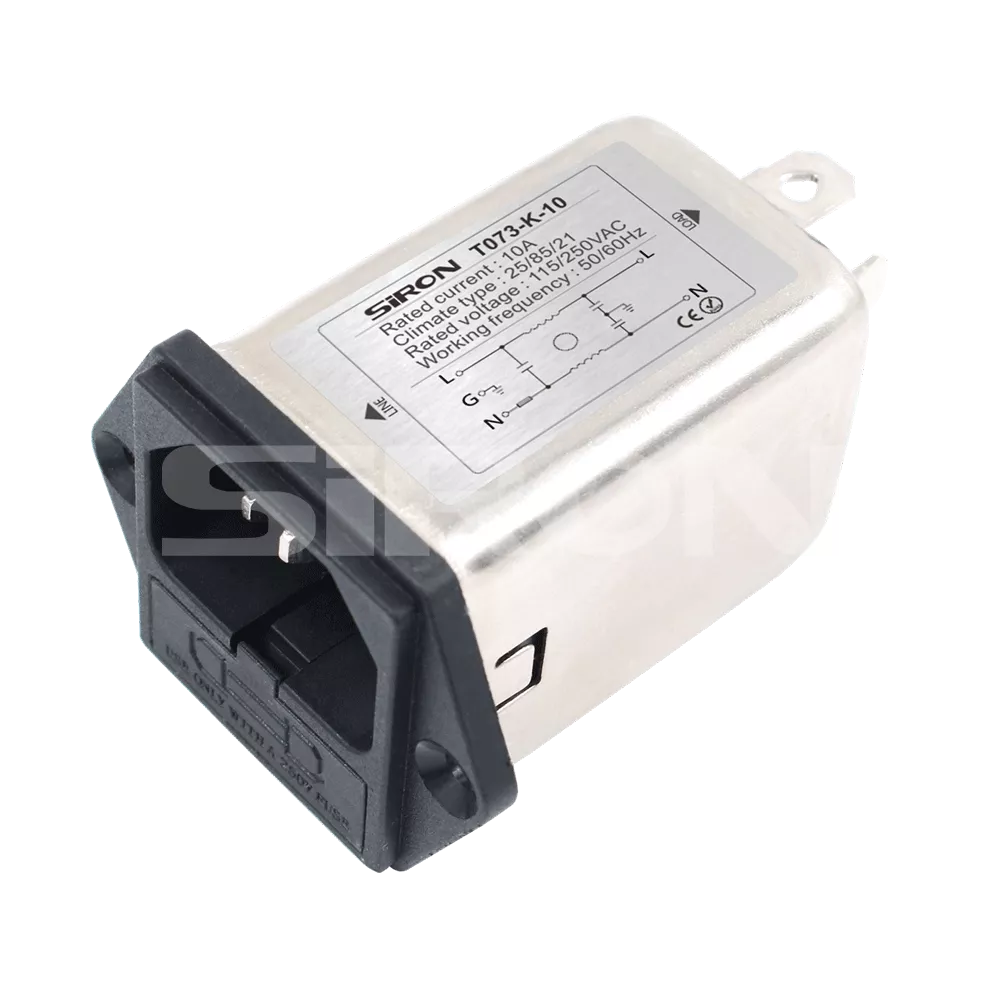 SiRON T073-K/T073-K-B IEC Socket Filter