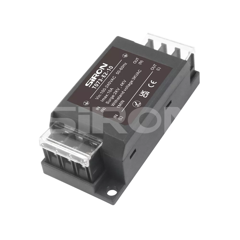 SiRON T073-E Series High surge suppression capability Guide Rail Filter