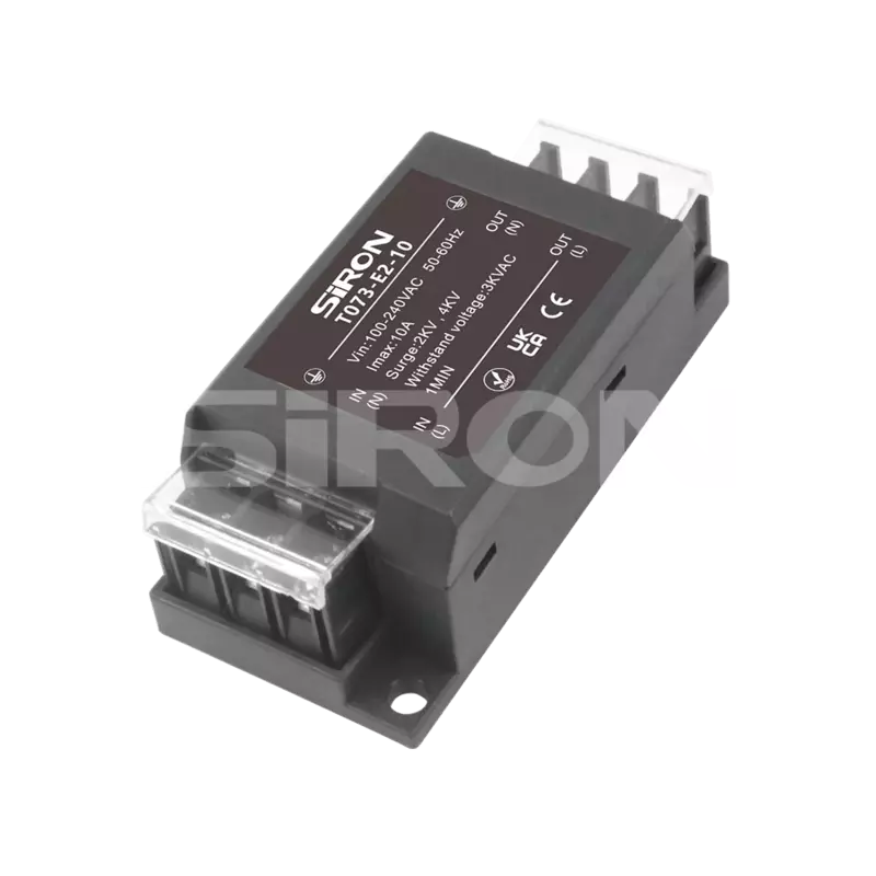 SiRON T073-E Series High surge suppression capability Guide Rail Filter