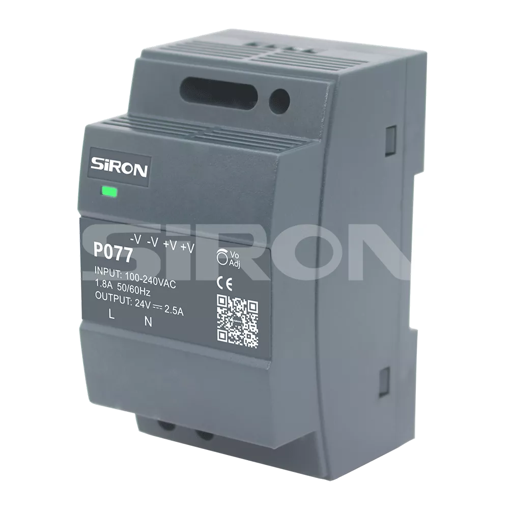 SiRON P077 Series 60W Digital Display Guide Power Supply
