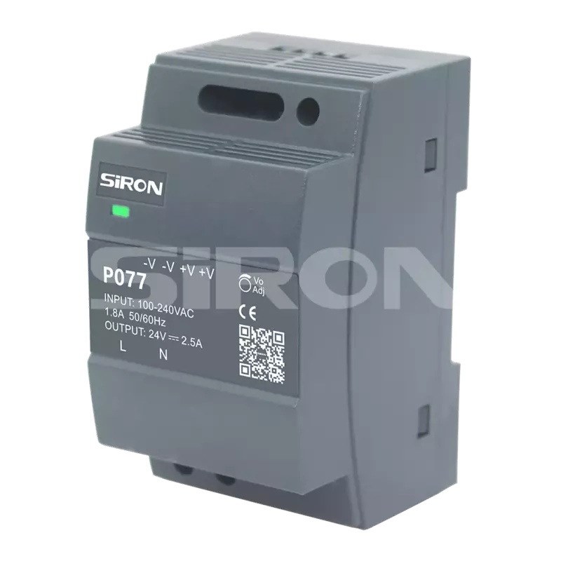 SiRON P077 Series 60W Digital Display Guide Power Supply