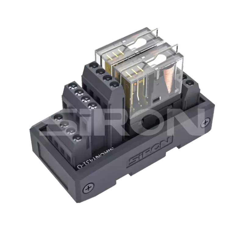 SiRON Y430-O~Y435-O Series Wide Base Type Power Relay Module