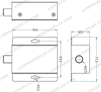 Colorlight SSR-NOISE RJ11 noise sensor for LED displays, 30 to 120 dB – Lumina Display Systems