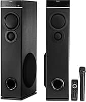 Philips SPA9080B/94 2.0 Channel 80W Bluetooth Tower Speaker Philips SPA9080B/94 2.0 Channel 80W Bluetooth Tower Speaker