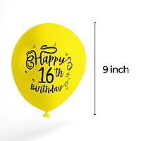 The Magic Balloons- Happy 16th Birthday Balloons pack of 30-181283