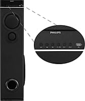 Philips SPA9080B/94 2.0 Channel 80W Bluetooth Tower Speaker Philips SPA9080B/94 2.0 Channel 80W Bluetooth Tower Speaker