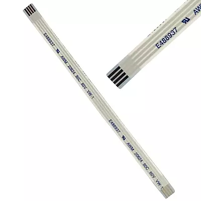 4 Pin 1mm Pitch 100mm Same Side FFC Flexible Flat Cable