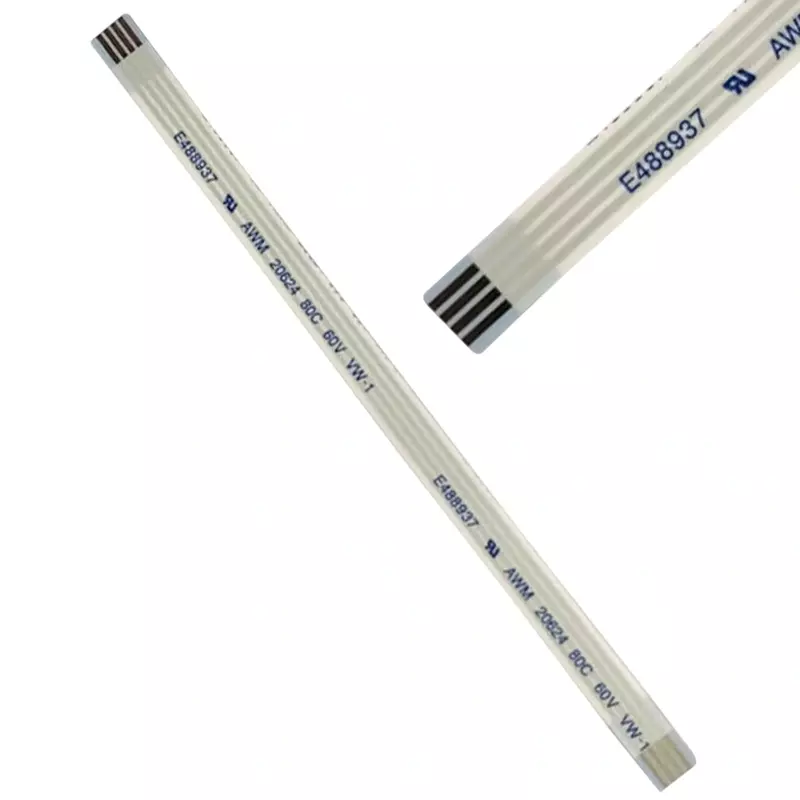 4 Pin 1mm Pitch 100mm Same Side FFC Flexible Flat Cable