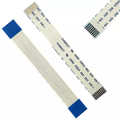 8 Pin 1mm Pitch 70mm Same Side FFC Flexible Flat Cable