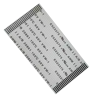 26 Pin 1mm Pitch 50mm Same Side FFC Flexible Flat Cable 26 Pin 1mm Pitch 50mm Same Side FFC Flexible Flat Cable