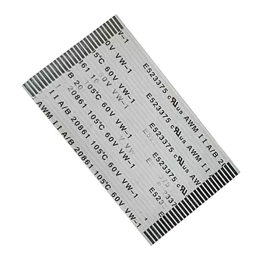 28 Pin 1mm Pitch 50mm Same Side FFC Flexible Flat Cable 28 Pin 1mm Pitch 50mm Same Side FFC Flexible Flat Cable