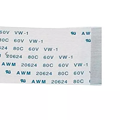 50 Pin 1mm Pitch 200mm Reverse FFC Flexible Flat Cable