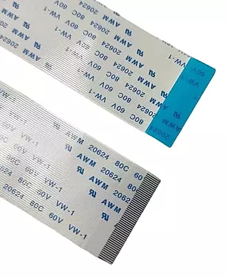 50 Pin 1mm Pitch 200mm Reverse FFC Flexible Flat Cable