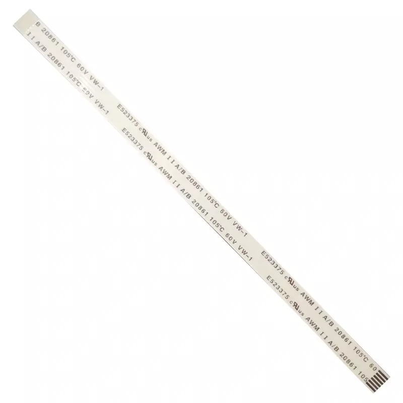 6 Pin 1mm Pitch 152mm Same Side FFC Flexible Flat Cable