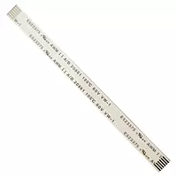 6 Pin 1mm Pitch 100mm Same Side FFC Flexible Flat Cable