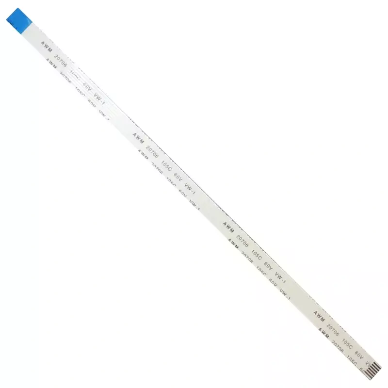 6 Pin 1mm Pitch 200mm Reverse FFC Flexible Flat Cable