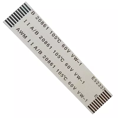 10 Pin 1mm Pitch 50mm Same Side FFC Flexible Flat Cable 10 Pin 1mm Pitch 50mm Same Side FFC Flexible Flat Cable