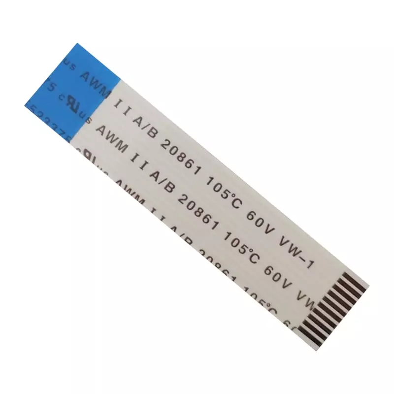 10 Pin 1mm Pitch 50mm Reverse FFC Flexible Flat Cable 10 Pin 1mm Pitch 50mm Reverse FFC Flexible Flat Cable