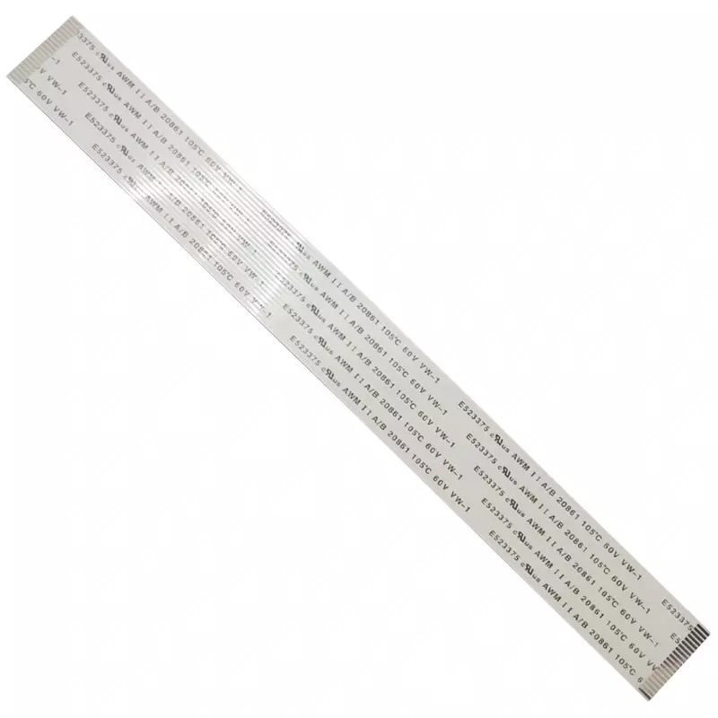 20 Pin 1mm Pitch 152mm Same Side FFC Flexible Flat Cable