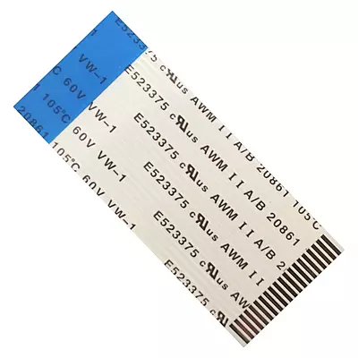 20 Pin 1mm Pitch 50mm Reverse FFC Flexible Flat Cable