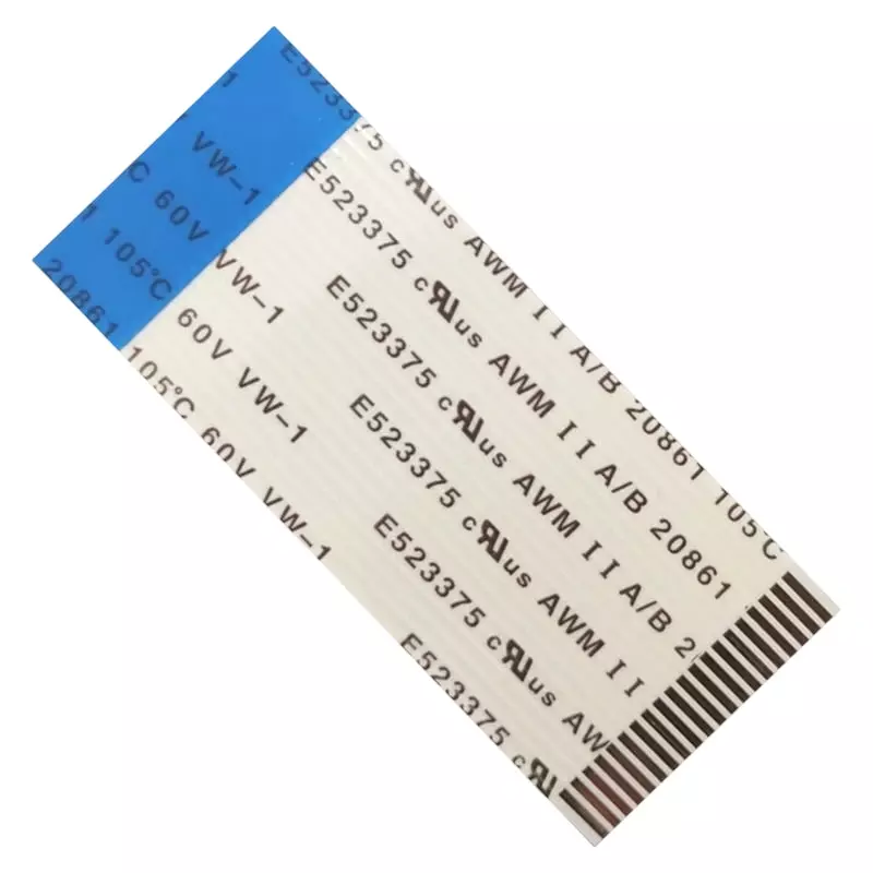 20 Pin 1mm Pitch 50mm Reverse FFC Flexible Flat Cable