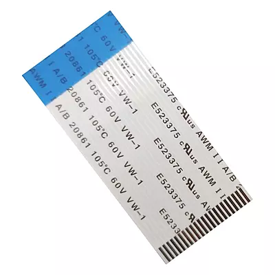 22 Pin 1mm Pitch 50mm Reverse FFC Flexible Flat Cable 22 Pin 1mm Pitch 50mm Reverse FFC Flexible Flat Cable