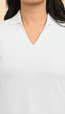 Women's Polo Tee - White