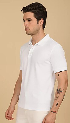 Men's Polo T-Shirt - White