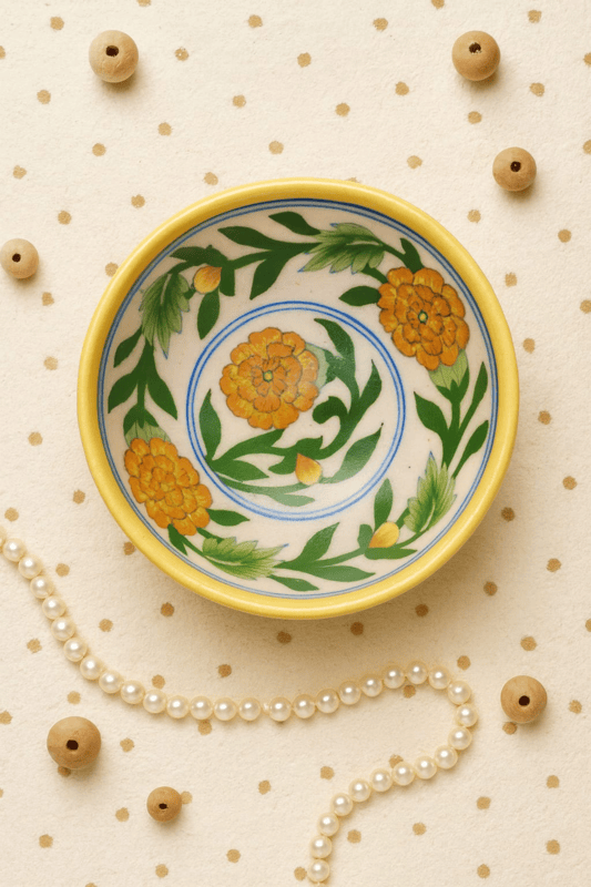 Marigold floral bloom