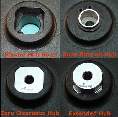 BaneBot T6 Wheel 1-5/8"*0.6" hub Mount 40A Orange