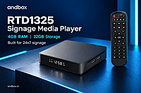 RTD1325 RTC 4GB/32GB Android Signage Media Player โ Gigabit LAN, Dual-Band Wi-Fi 5, Touch Support, 24x7 RTD1325 RTC 4GB/32GB Android Signage Media Player โ Gigabit LAN, Dual-Band Wi-Fi 5, Touch Support, 24x7