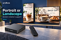 RTD1325 RTC 4GB/32GB Android Signage Media Player โ Gigabit LAN, Dual-Band Wi-Fi 5, Touch Support, 24x7 RTD1325 RTC 4GB/32GB Android Signage Media Player โ Gigabit LAN, Dual-Band Wi-Fi 5, Touch Support, 24x7