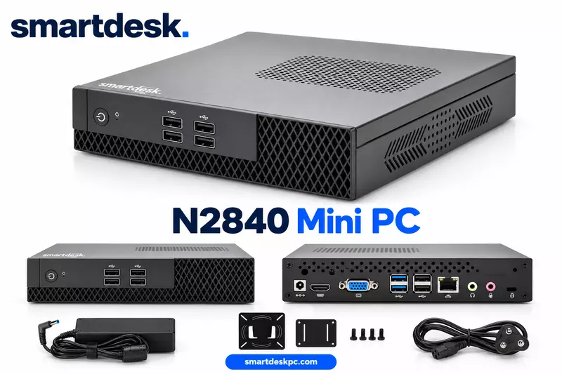 SmartDesk Basic N2840 Mini PC