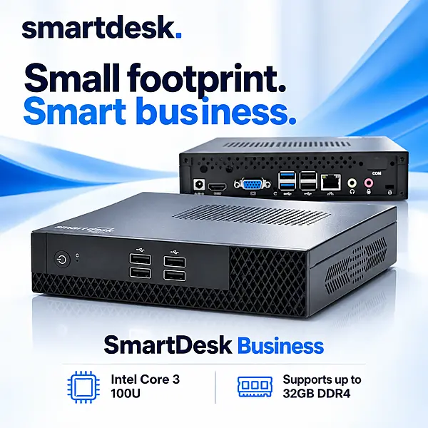 SmartDesk Business Core 3 100U Mini PC